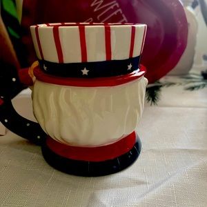 NWT Johanna Parker Uncle Sam mug